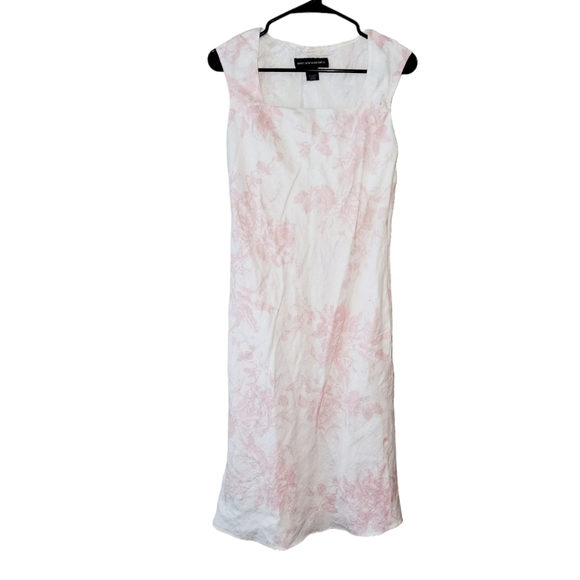 Jones New York Floral Linen Dress - Picture 1 of 4